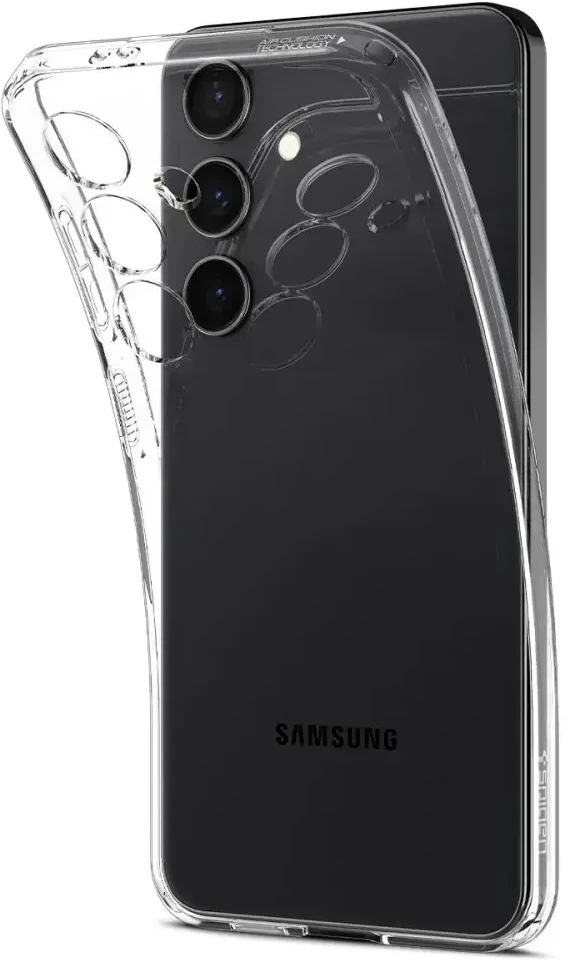 Spigen Skystųjų kristalų dėklas Samsung Galaxy S24 - skaidrus
