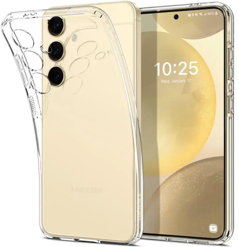 Spigen Skystųjų kristalų dėklas Samsung Galaxy S24 - skaidrus