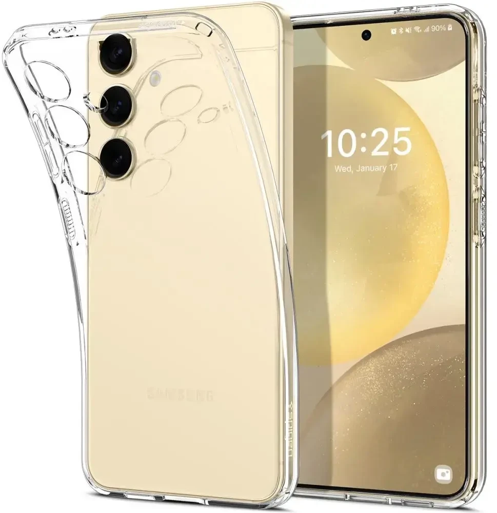 Spigen Skystųjų kristalų dėklas Samsung Galaxy S24 - skaidrus
