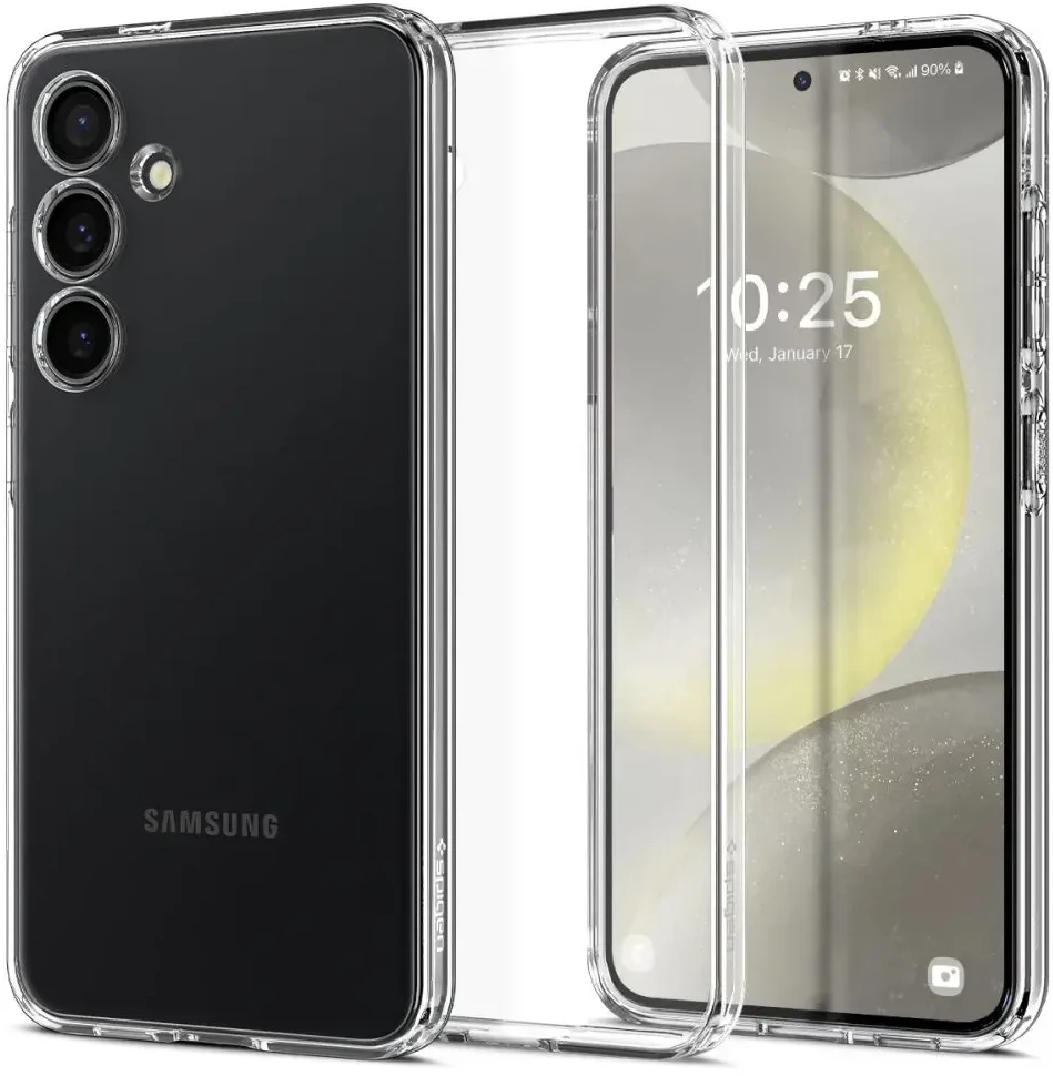 Spigen Skystųjų kristalų dėklas Samsung Galaxy S24 - skaidrus