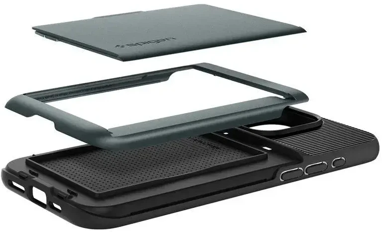 Dėklas Spigen Slim Armor CS, rose auksinis – Apple iPhone 15 Pro Max
