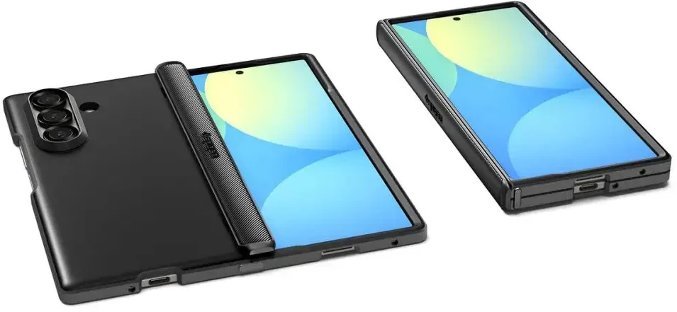 Dėklas Spigen Slim Armor Pro Mag MagSafe Galaxy Z Fold 7 juodas