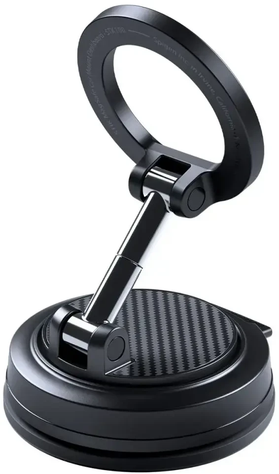 SPIGEN STK100 VACUUMLOCK magnetinis MagSafe prietaisų skydelio laikiklis automobiliui, juodas