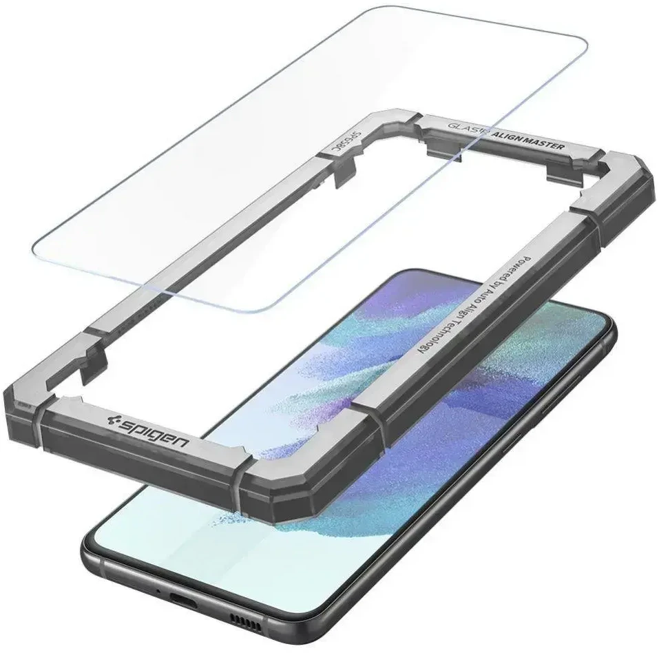 Apsauginis stiklas Spigen ALM GLAS.TR 2-pack Samsung Galaxy S21 FE