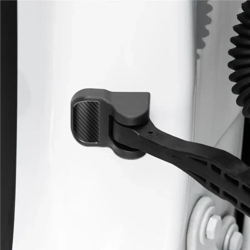 Spigen Tesla durų spynos dangtelis, juodas - Tesla Model Y/3