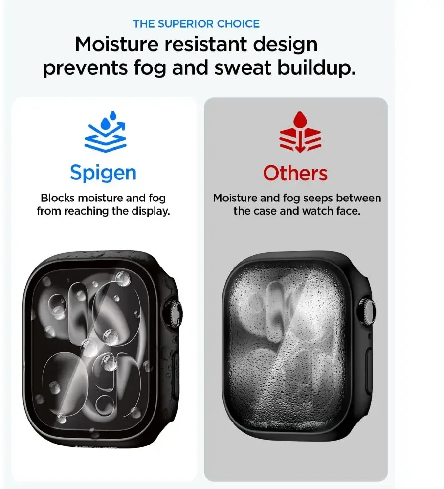 SPIGEN THIN FIT 360 WATCH 10 / 11 (46 MM) Juodas