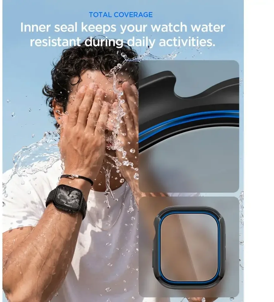 SPIGEN THIN FIT 360 WATCH 10 / 11 (46 MM) Juodas