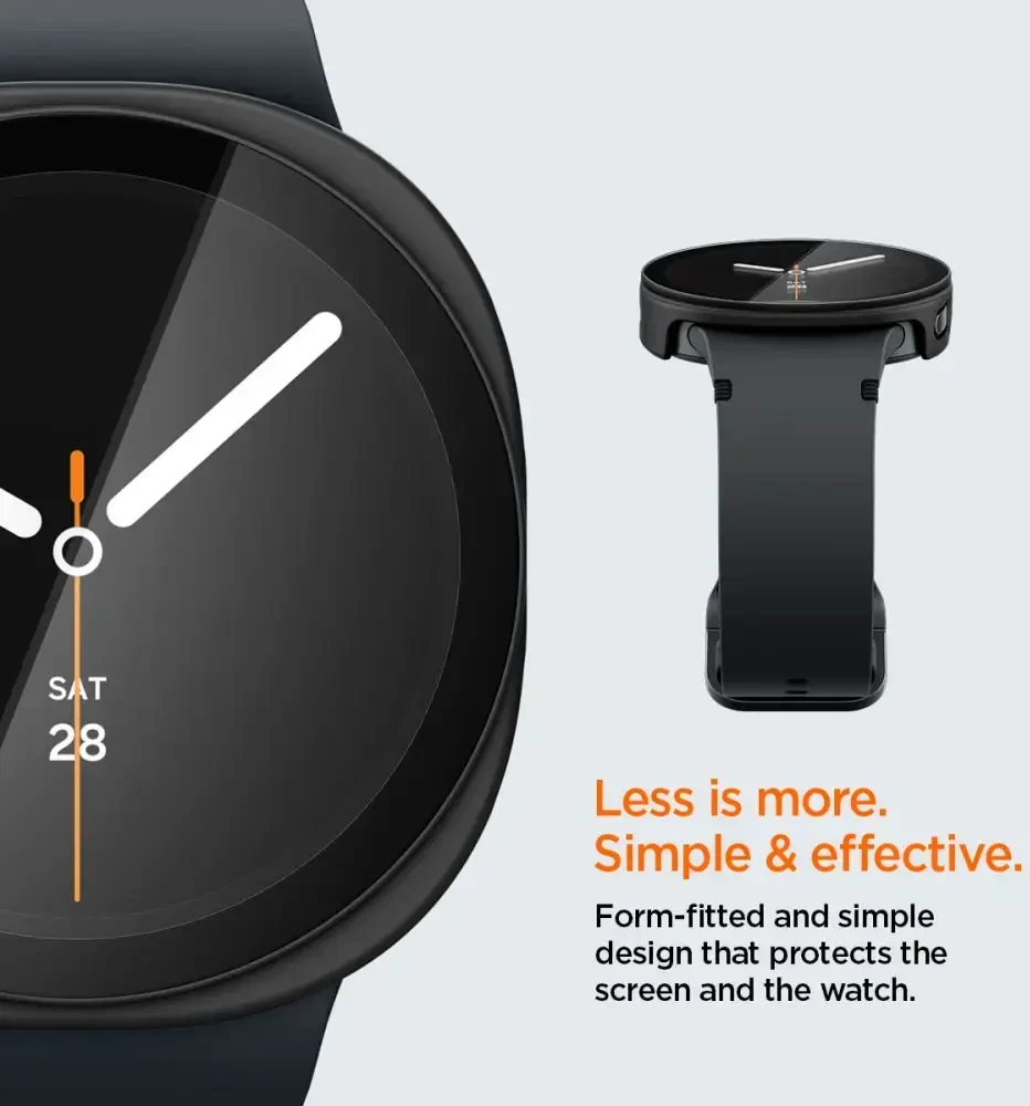 SPIGEN THIN FIT 360 SAMSUNG GALAXY WATCH 8 / 9 (44 MM) Juodas