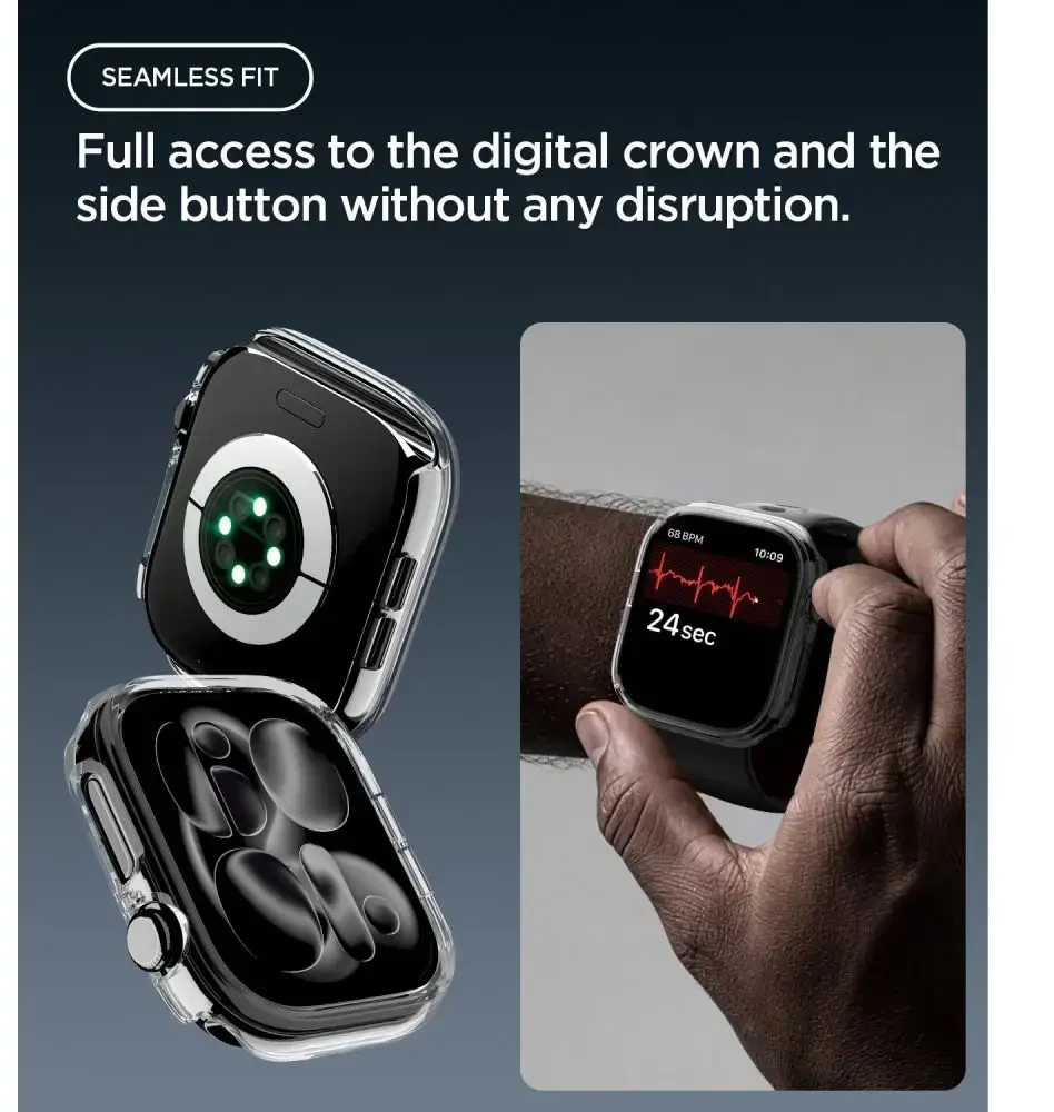 Spigen Thin Fit Case for Apple Watch 46mm - Clear
