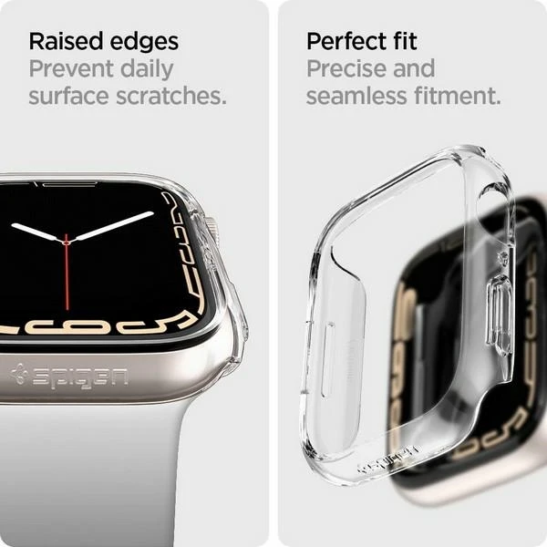 Spigen Išmaniojo laikrodžio Apple Watch 7 ekrano rėmelis, 41mm