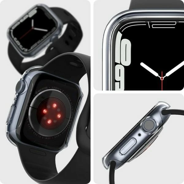 Išmaniojo laikrodžio Apple 7 ekrano rėmelis, Pilkos spalvos, 45mm