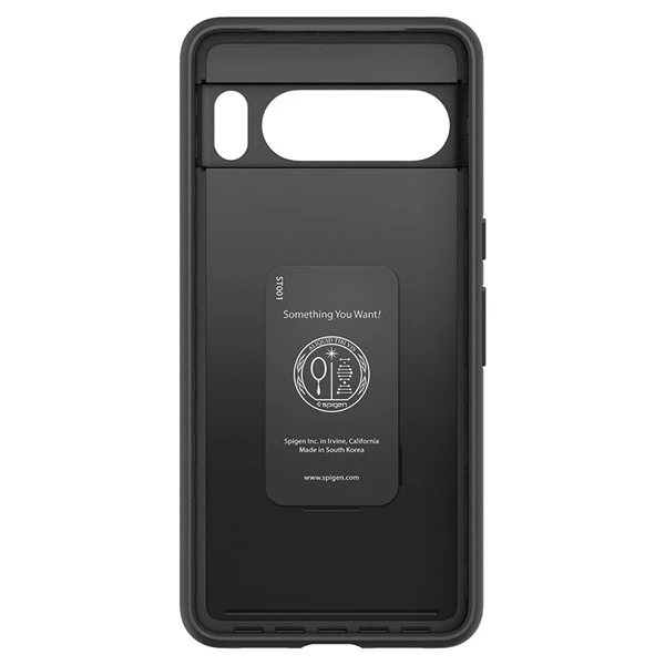 Dėklas Spigen Thin Fit, juodas - Google Pixel 8 Pro