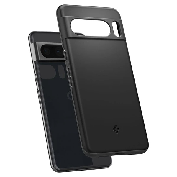 Dėklas Spigen Thin Fit, juodas - Google Pixel 8 Pro