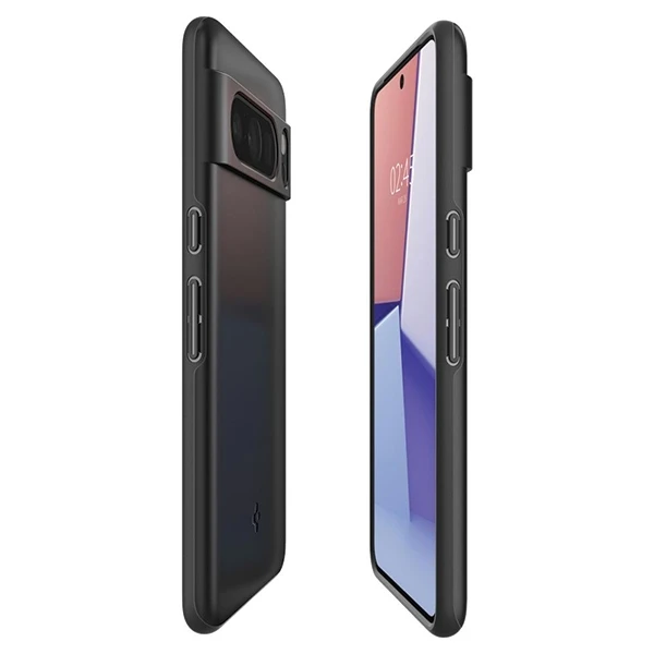 Dėklas Spigen Thin Fit, juodas - Google Pixel 8 Pro