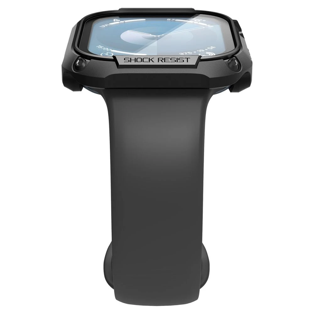 „Spigen Tough Armor“ dėklas, skirtas „Apple Watch 10“ (46 mm) (juodas)