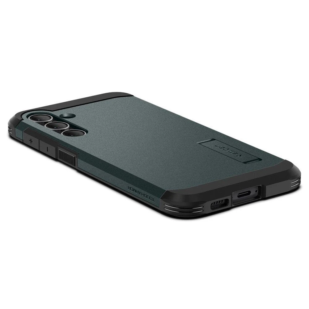 Spigen Tough Armor dėklas skirtas Samsung Galaxy S23 FE, spalva - Abyss Green