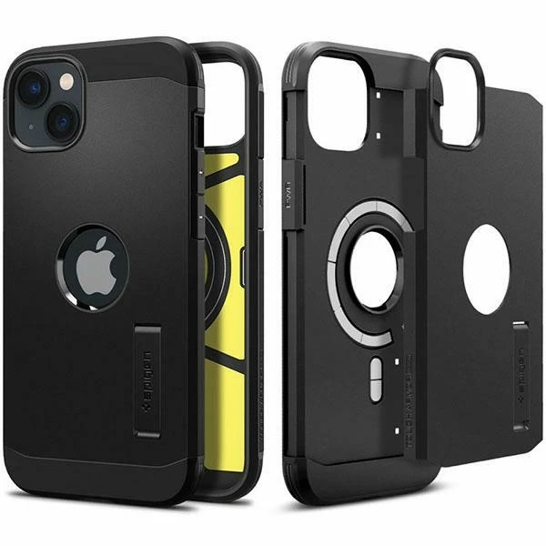 Spigen Tough Armor (MagFit) dėklas skirtas Apple iPhone 14, spalva - Juoda
