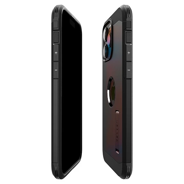 Spigen Tough Armor (MagFit) dėklas skirtas Apple iPhone 15 Pro Max, spalva - Juoda