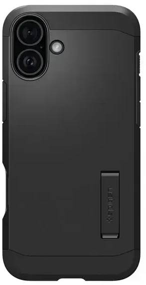 Dėklas „Spigen Tough Armor MAG iPhone 16 Plus MagSafe“ juodas ACS08085