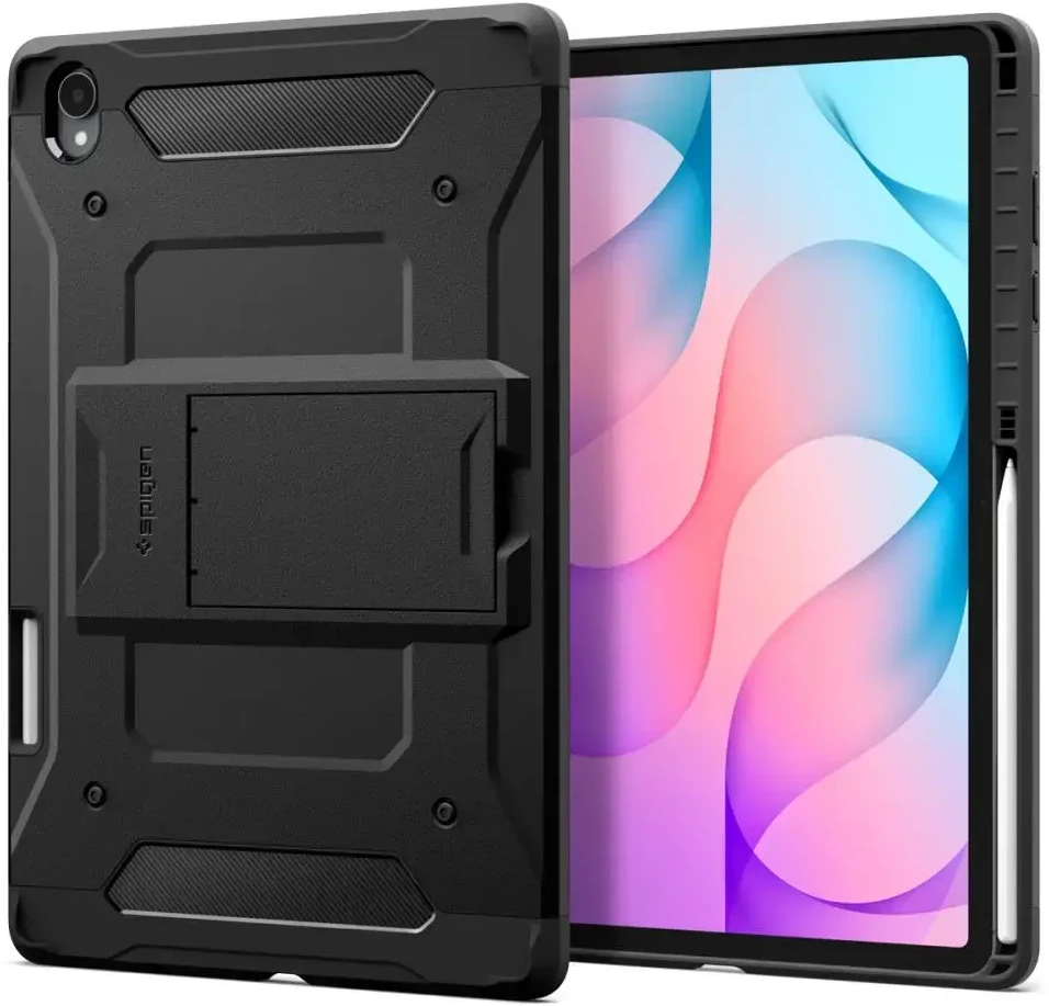Spigen Tough Armor Pro Case for Samsung Galaxy Tab S12+ 12.6" - juodas