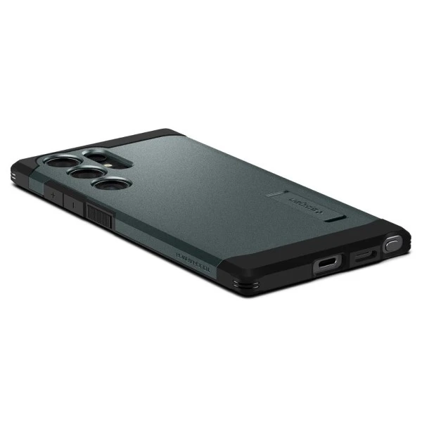 Spigen Tough Armor – dėklas skirtas Samsung Galaxy S24 Ultra Abyss Žalias