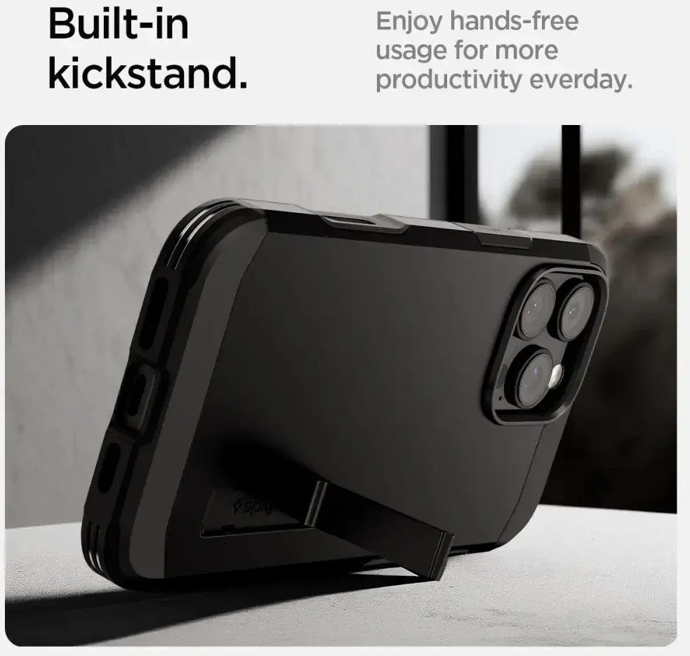 Dėklas SPIGEN TOUGH ARMOR "T" MAGSAFE IPHONE 16 PRO Juodas