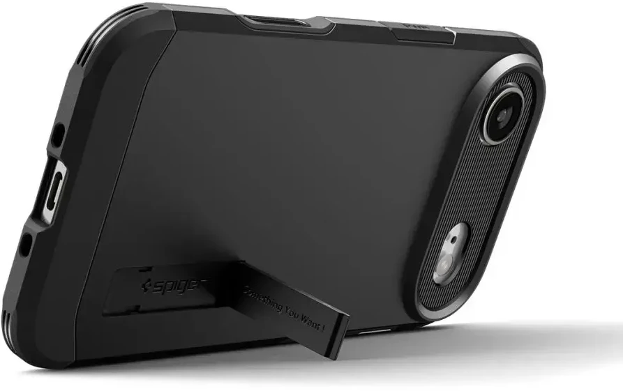 Spigen Tough Armor „T“ MagSafe dėklas skirtas iPhone 17 Air – juodos spalvos