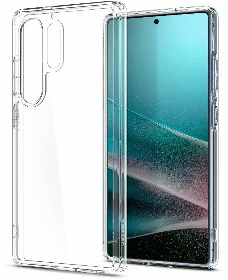 Spigen Ultra hibridinis dėklas, skirtas Samsung Galaxy S25 Ultra Clear