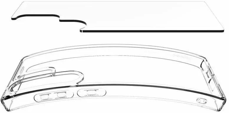 Spigen Ultra hibridinis dėklas, skirtas Samsung Galaxy S25 Ultra Clear