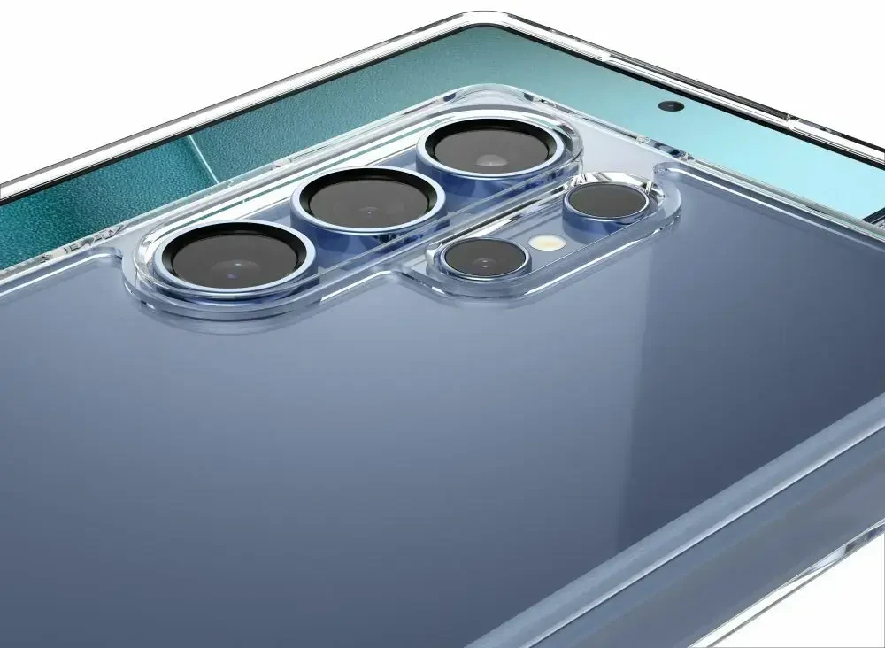 Spigen Ultra hibridinis dėklas, skirtas Samsung Galaxy S25 Ultra Clear