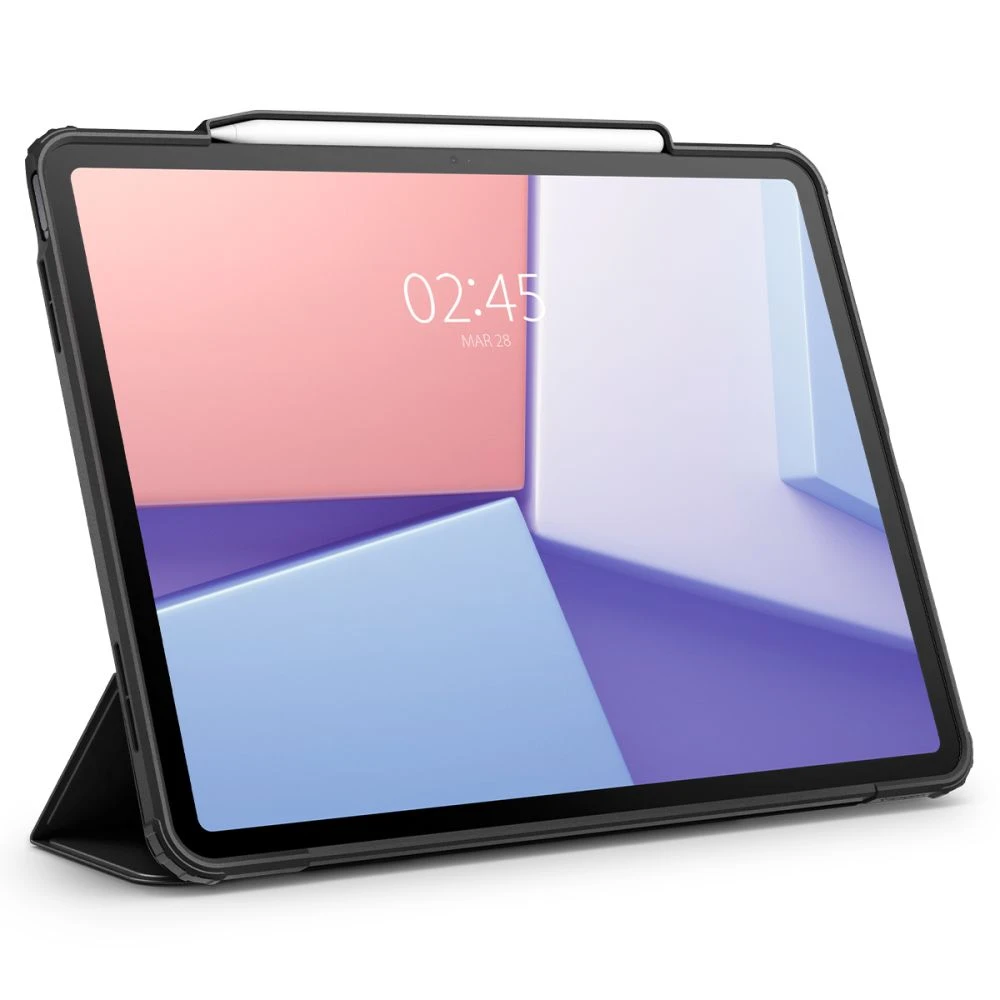 Spigen Ultra Hybrid Pro, juodos spalvos – Apple iPad Air 13″ 2024/2025/2026