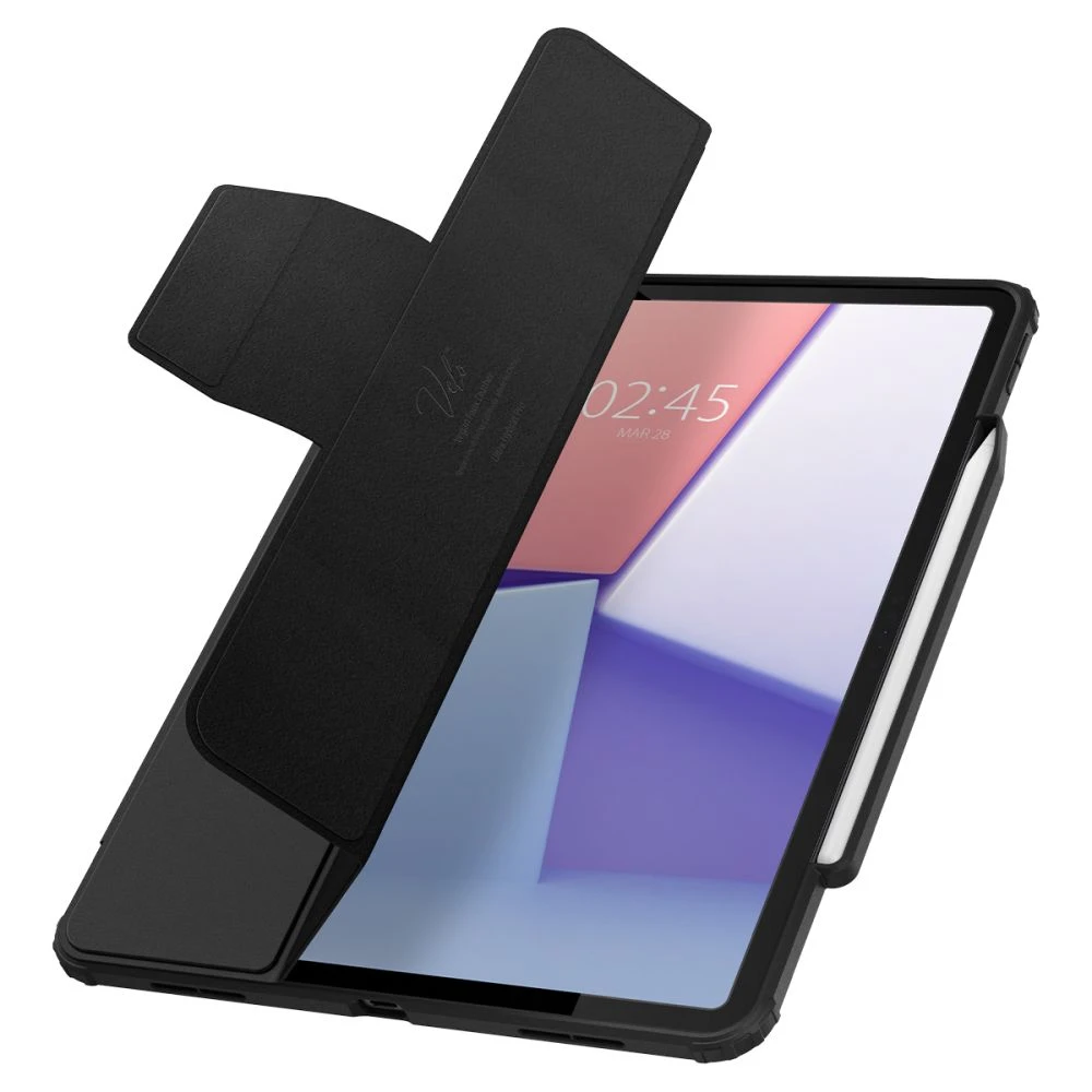 Spigen Ultra Hybrid Pro, juodos spalvos – Apple iPad Air 13″ 2024/2025/2026