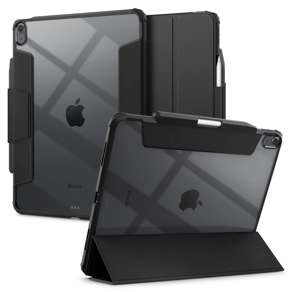 Spigen Ultra Hybrid Pro, juodos spalvos – Apple iPad Air 13″ 2024/2025/2026