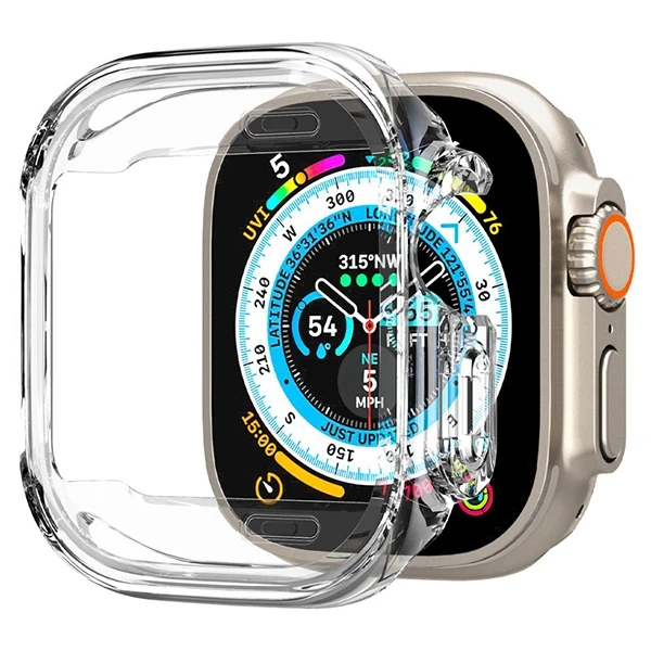 „Spigen Ultra Hybrid“, skaidrus – „Apple Watch Ultra 3/2/1“