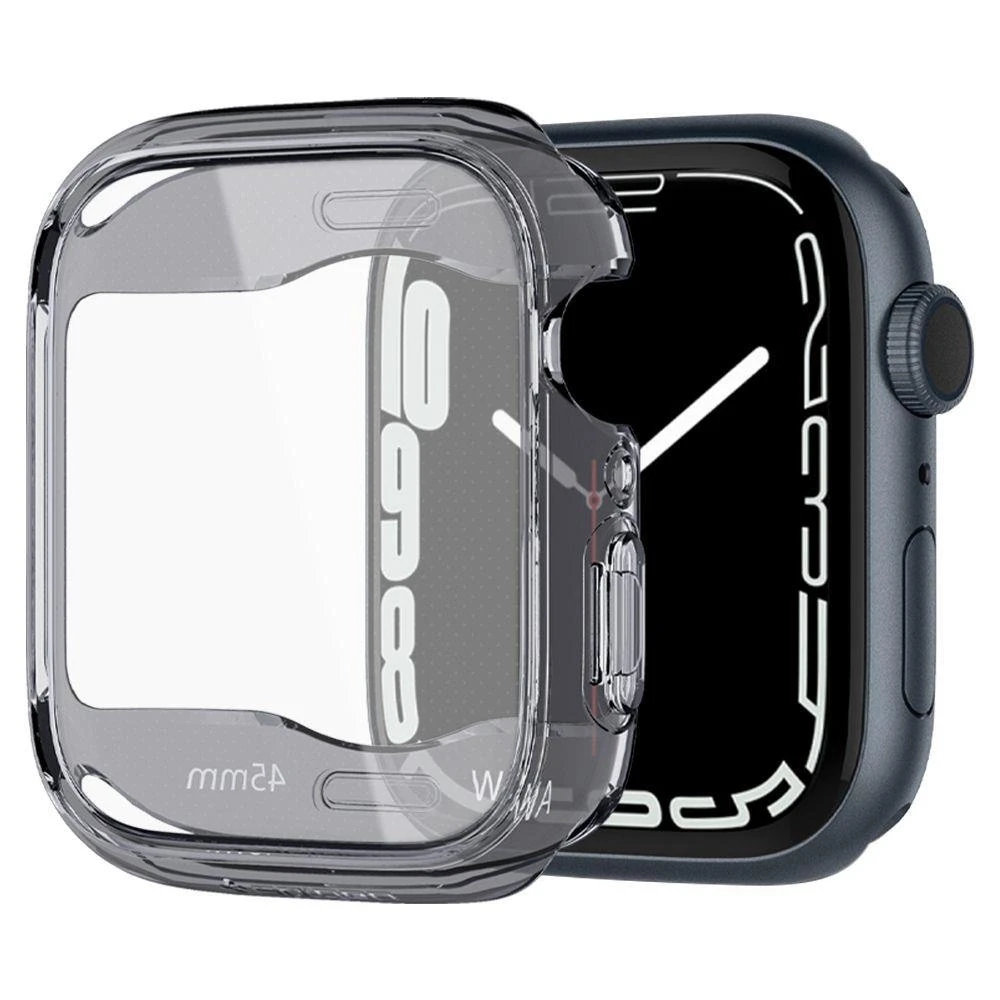„Spigen Ultra Hybrid“ dėklas, skirtas „Apple Watch 7/8/9“ (45 mm) (kosminis krištolas)