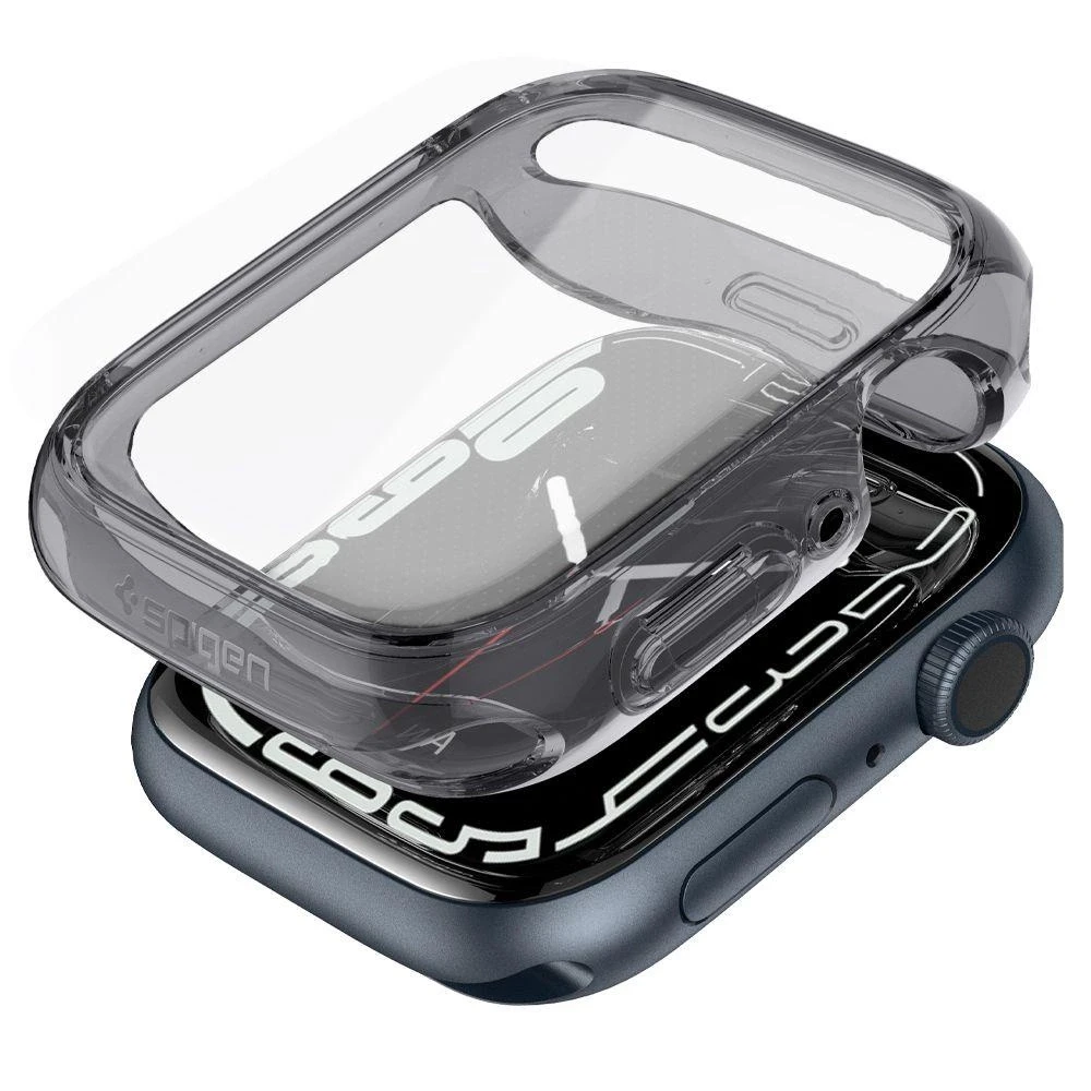 „Spigen Ultra Hybrid“ dėklas, skirtas „Apple Watch 7/8/9“ (45 mm) (kosminis krištolas)
