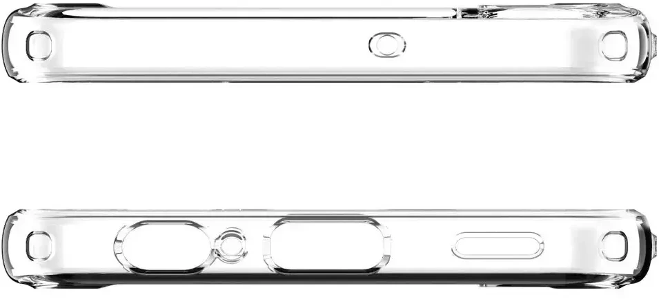 Spigen Ultra Hybrid dėklas skirtas Samsung Galaxy A15 5G, spalva - Crystal Clear