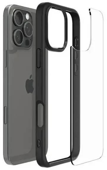 Spigen Ultra Hybrid Apple iPhone 16 Pro Max – dėklas telefonui juodos matinės spalvos