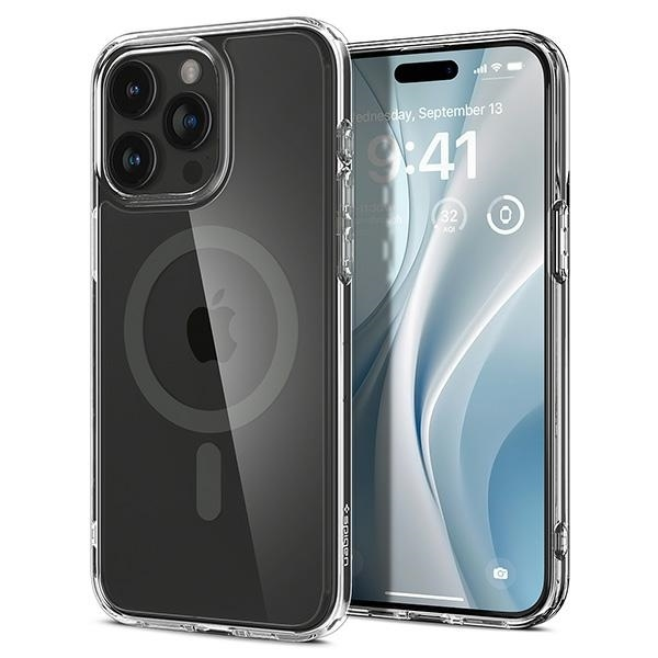 Spigen Ultra Hybrid (MagFit) dėklas skirtas Apple iPhone 15 Pro, Grafito spalvos