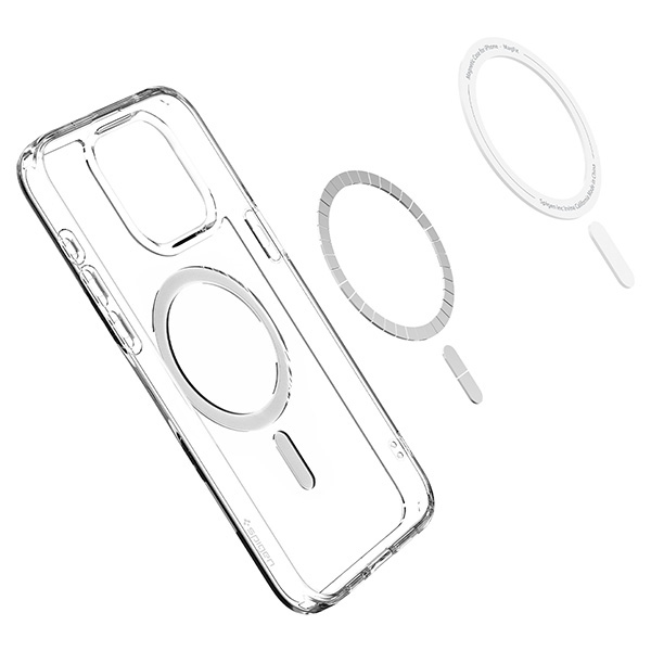 Spigen Ultra Hybrid (MagFit) dėklas skirtas Apple iPhone 15 Pro, Grafito spalvos