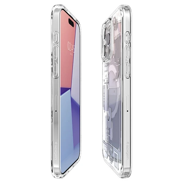 Spigen Ultra Hybrid Zero One (MagFit) dėklas skirtas Apple iPhone 15 Pro Max, spalva - Zero One White