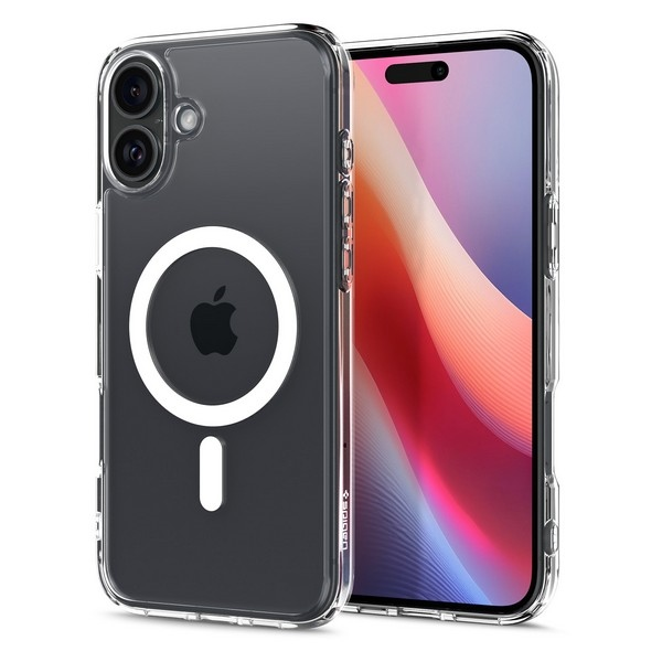 Dėklas Spigen Ultra Hybrid MagSafe, baltos spalvos – Apple iPhone 16 Plus