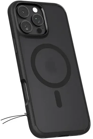 Dėklas Spigen Ultra Hybrid MAG iPhone 16 Pro Max MagSafe permatomai juodas ACS08003