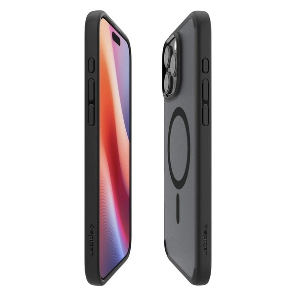 Spigen Ultra Hybrid Mag MagSafe iPhone 16 Pro Max – dėklas telefonui juodos spalvos