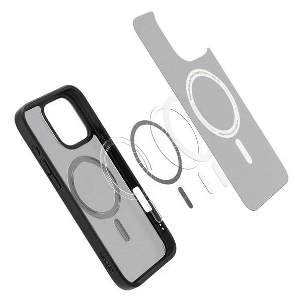Spigen Ultra Hybrid Mag MagSafe iPhone 16 Pro Max – dėklas telefonui juodos spalvos