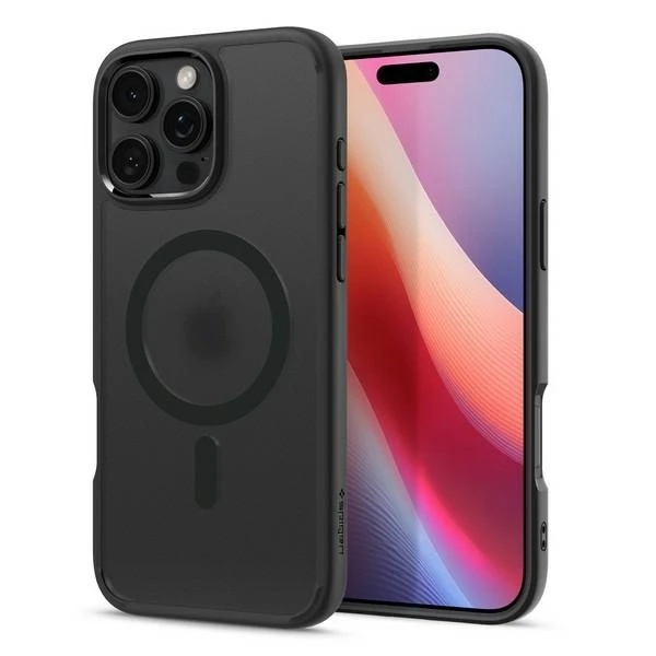 Spigen Ultra Hybrid Mag MagSafe iPhone 16 Pro Max – dėklas telefonui juodos spalvos