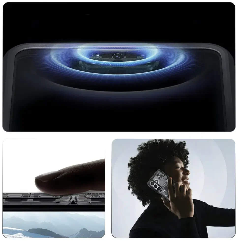 Spigen Ultra Hybrid Mag MagSafe dėklas skirtas Samsung Galaxy S26+ Zero One – skaidrus ir juodos spalvos