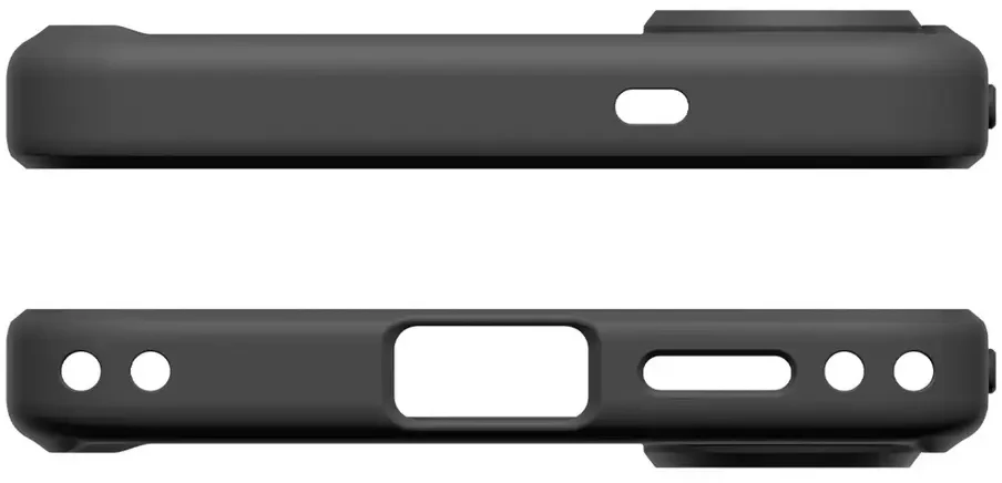 Spigen Ultra Hybrid Mag MagSafe dėklas skirtas Samsung Galaxy S26+ – skaidrus ir juodos spalvos