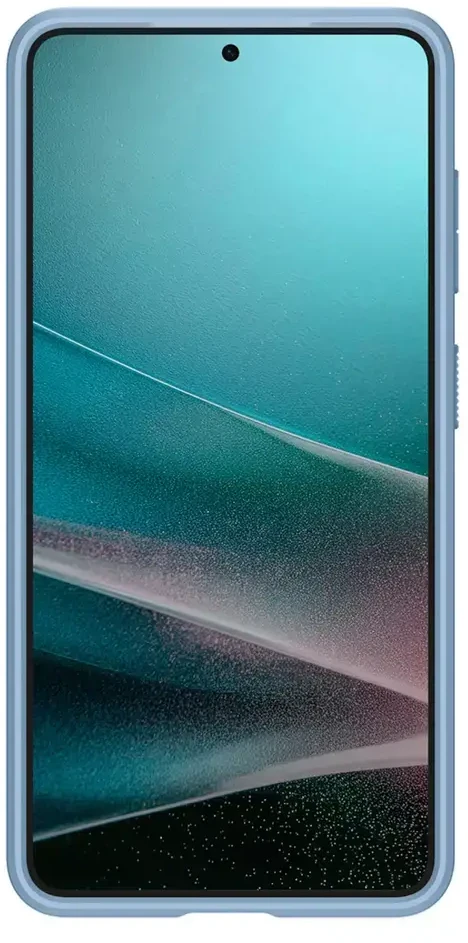 Spigen Ultra Hybrid Mag MagSafe dėklas skirtas Samsung Galaxy S26+ – skaidrus ir mėlynos spalvos