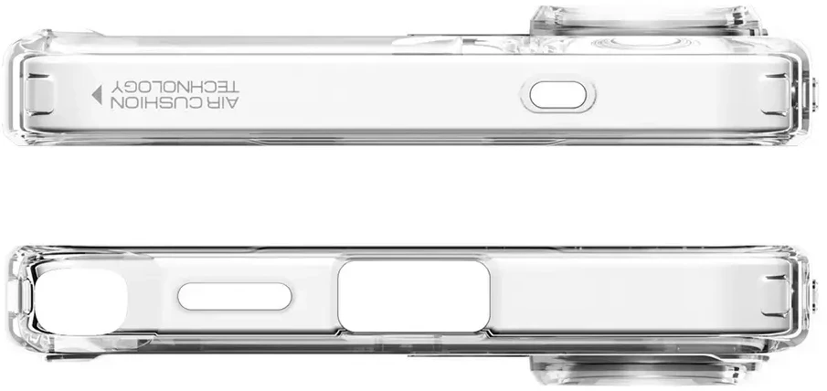 Spigen Ultra Hybrid Mag MagSafe dėklas skirtas Samsung Galaxy S26 Ultra Zero One – Clear and Baltas